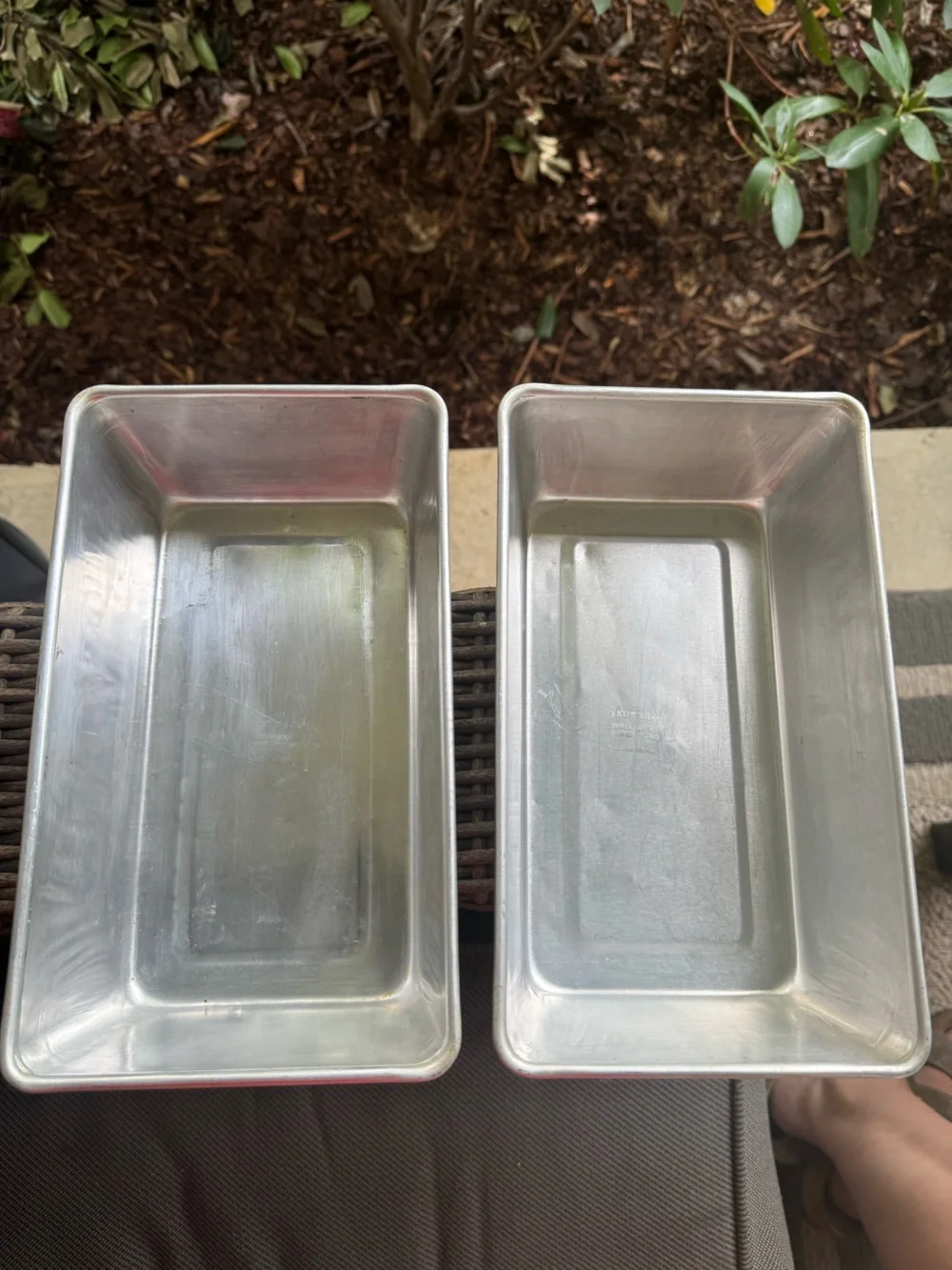 Vintage Century Aluminum Ware Loaf Pans Set of 2 Made in USA Bread Baking